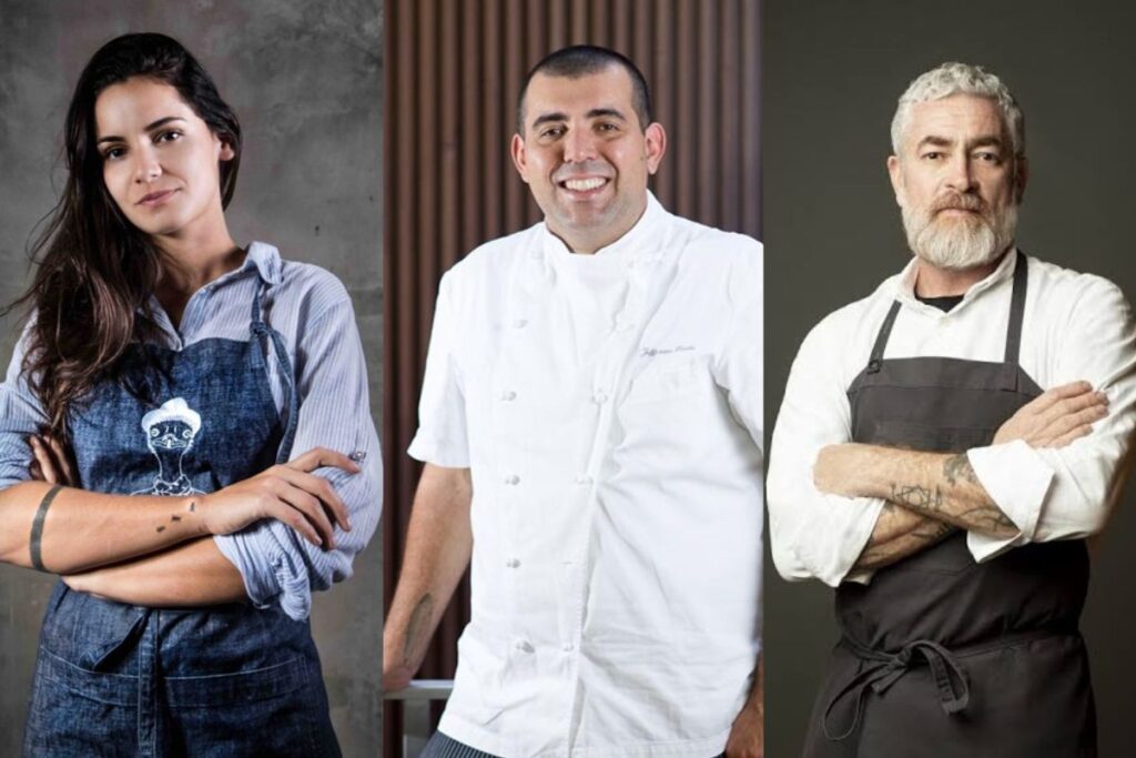 Jurados chefs do reality Chef de Alto Nível da Globo
